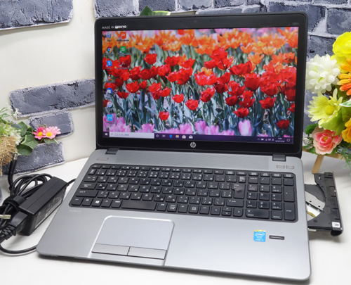 【定番の15.6インチ】 【スタイリッシュノート】 HP ProBook 450 G1 Notebook PC 第4世代 Celeron 2950M 4GB 新品SSD2TB スーパーマルチ Windows10 64bit WPSOffice 15.6インチ 無線LAN パソコン ノートパソコン PC Notebook